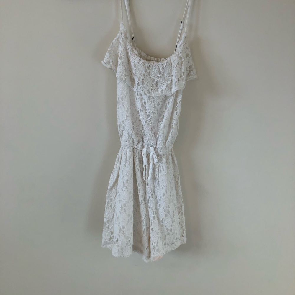 White Lace Romper